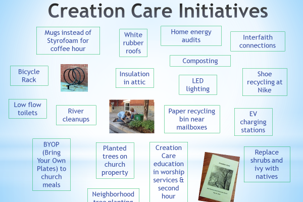 creation care initiatives slide 2023
